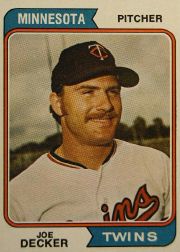 1974 Topps Baseball Cards      469     Joe Decker